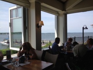Corner Window at the Boat House Restuarant Review Rhode Islande