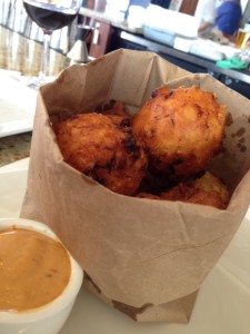 Lobster Fritters with Chipotle Aioli