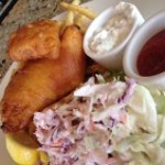 Restaurant Review Rhode Island with Fish&Chips at the Boat House  